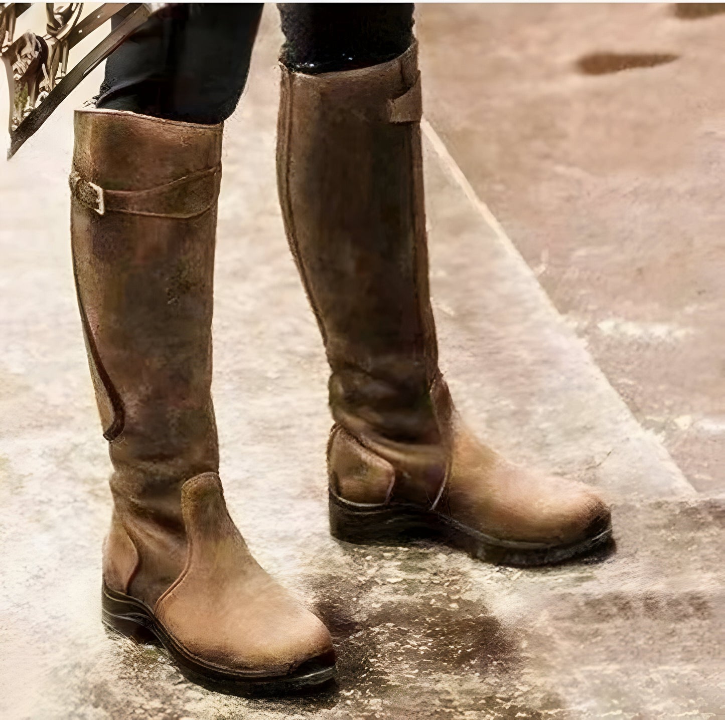 Caleb | Stylish High Rider Leather Boots