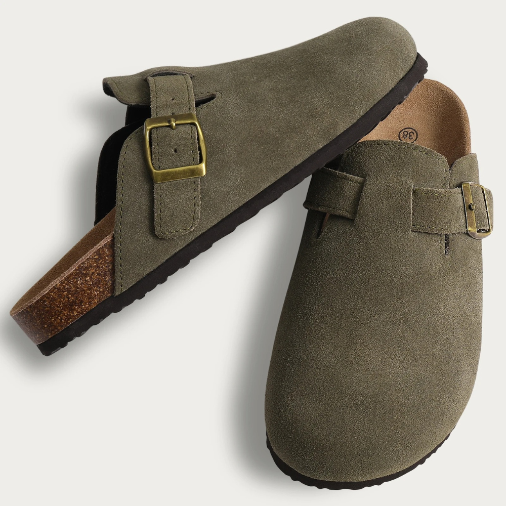 Brooklyn™ | Stylish Slip-On Cork Sandals