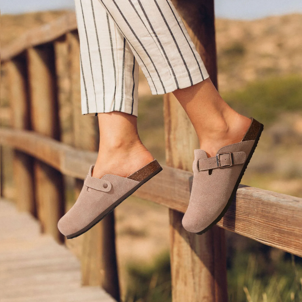 Brooklyn™ | Stylish Slip-On Cork Sandals