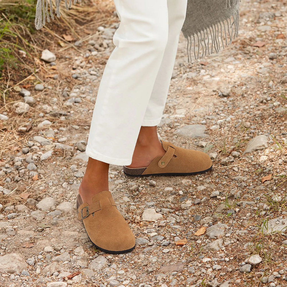 Brooklyn™ | Stylish Slip-On Cork Sandals