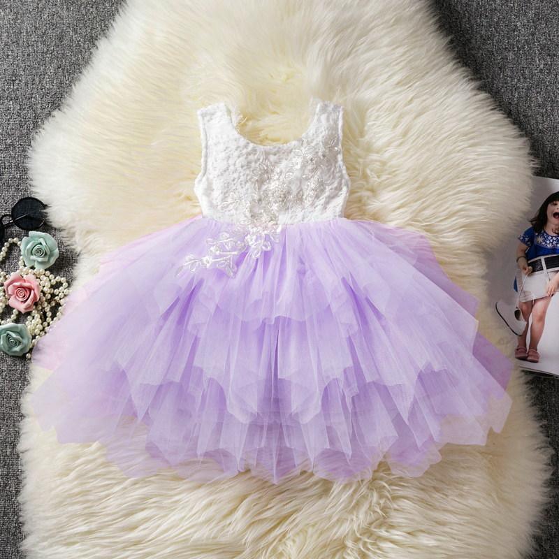 Lux Modern Twirly Tulle Party Dress (12M - 4T)