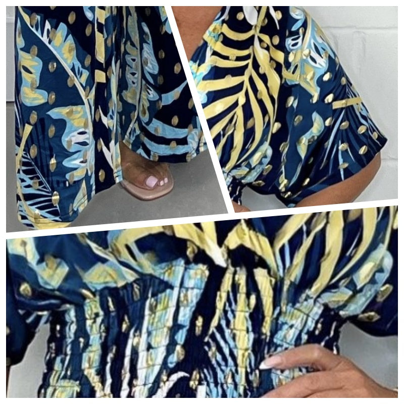 Natalie | Stylish Tropical Print Jumpsuit