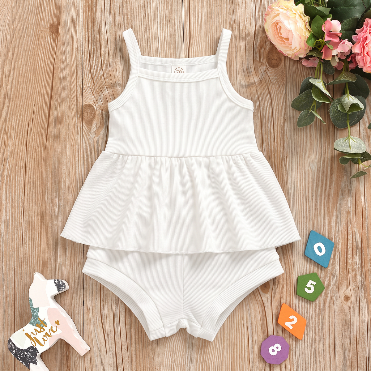 Baby Girl Organic Cotton Summer Set (12M -3T)